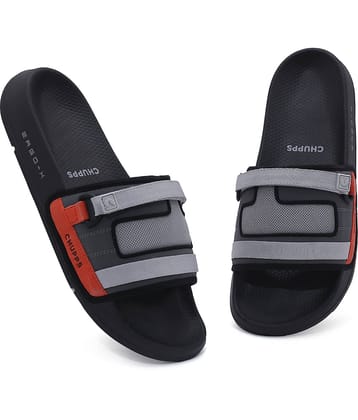 CHUPPS Dark Grey Men's Slide Flip Flop