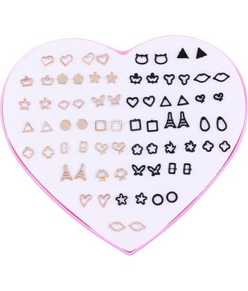Stud Earring Elegant  Multicolor Multi Designe Set Of 36 Earrings for girls