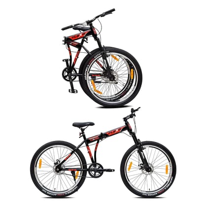 Leader Flexo 27.5T FS Dd Foldable Bicycle Without Gear Single Speed 27.5 T Folding Bikes/Folding Cycle (Single Speed, Black) Leader Flexo 27.5T FS Dd Foldable Bicycle Without Gear Single Speed 27.5 T Folding Bikes/Folding Cycle (Single Speed, Black)