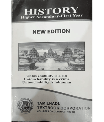 History Higher Secondary First Year by Dr Shanthi jubilee, Tmt. S.K. Rajeswari (Tamilnadu Text Book Corporation)