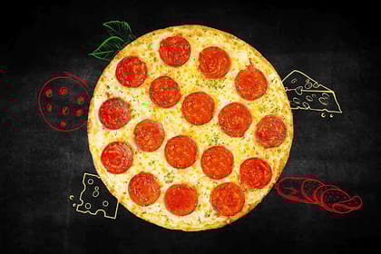 Clucker Pepperoni 2.0 Pizza (Serves 2).