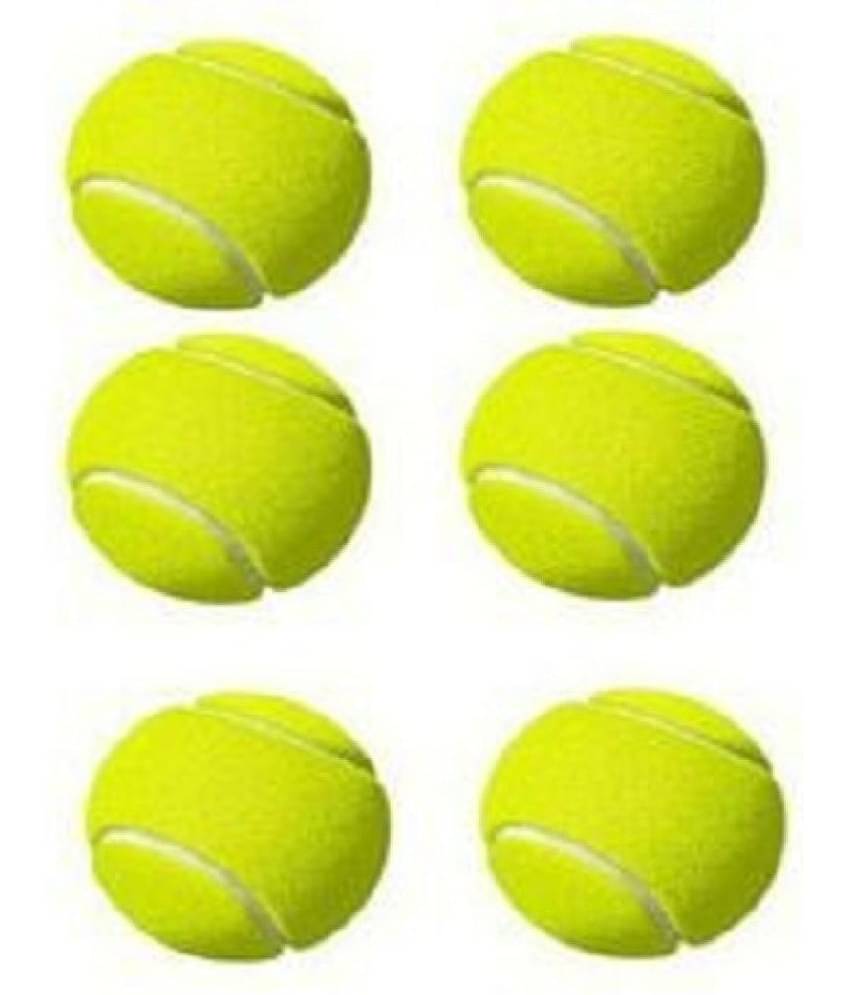 Canari Pack of 6 Speed Heavy Tennis Ball Cricket Ball