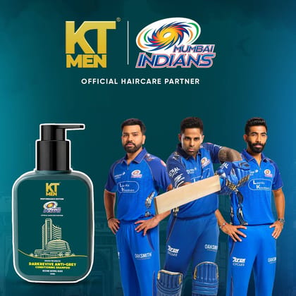 KT Men 2in1 Dark Revive Anti Grey (Shampoo + Conditioner) - 200ml (Mumbai Indians)