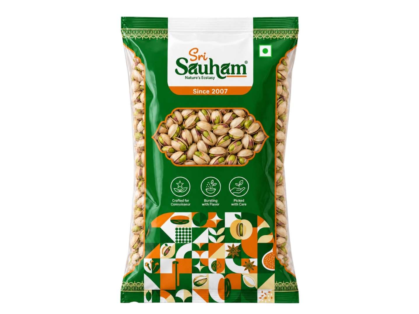 Sri Sauham Pista / Roasted & Salted Pistachio - 200g 