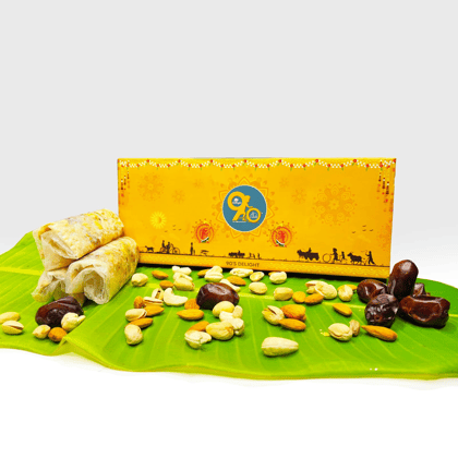 Dates Dryfruits Putharekulu [10 Pcs] 