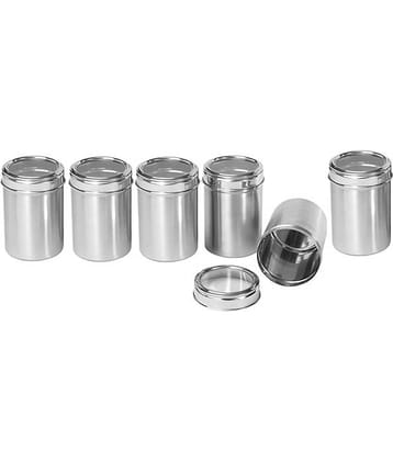 Dynore See through 750ml Steel Food Container Set of 6 750 mL