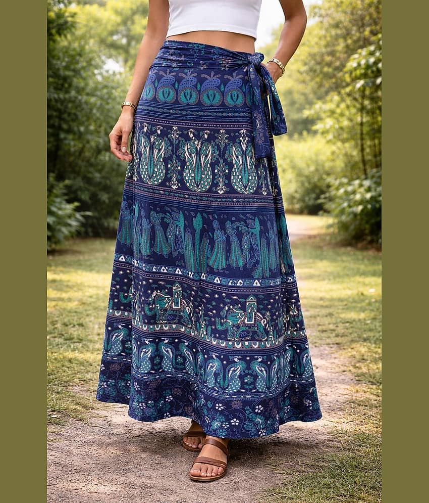 Frion Kandy Multi Color Cotton Women's Wrap Skirt ( Pack of 1 )
