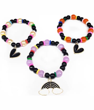 DAIVYA WELLNESS - Multicolor Bracelet ( Pack of 3 )