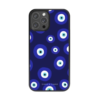 Greek Evil Eye Glass Phone Case