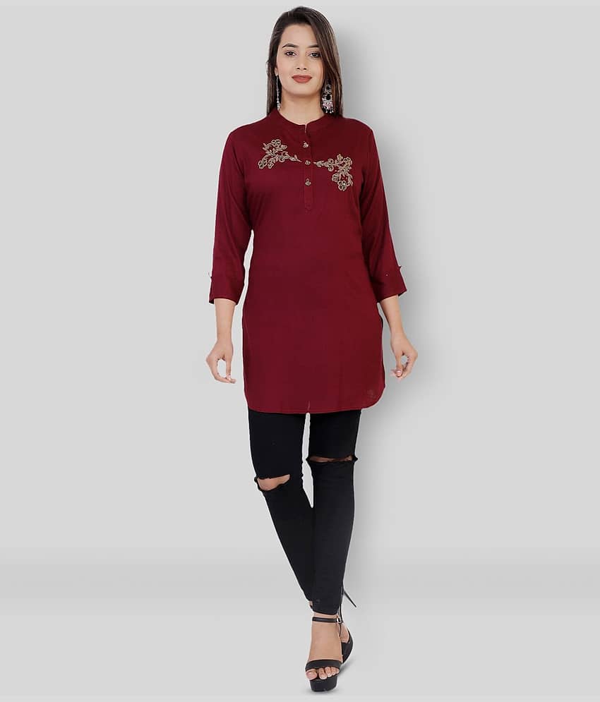 Rayon Short Kurti For Women (Pack of 1)
