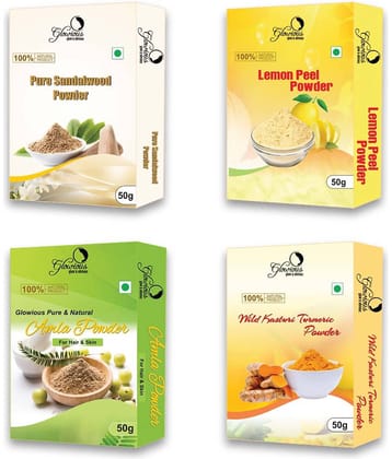 glowious - Skin Toning Face Pack for Normal Skin ( Pack of 4 )