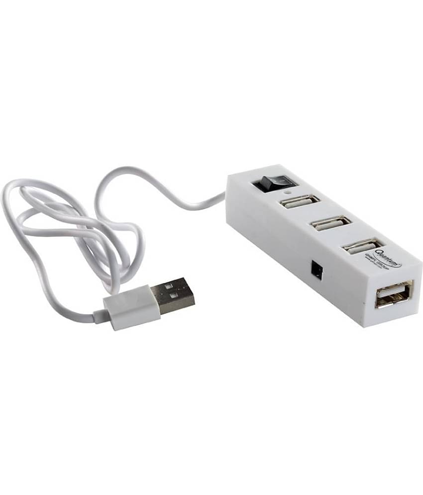 Quantum 4 port USB Hub *With LED indicator *With On/Off Switch