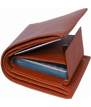 Amor Benison - Brown PU Men's Two Fold Wallet ( Pack of 1 )