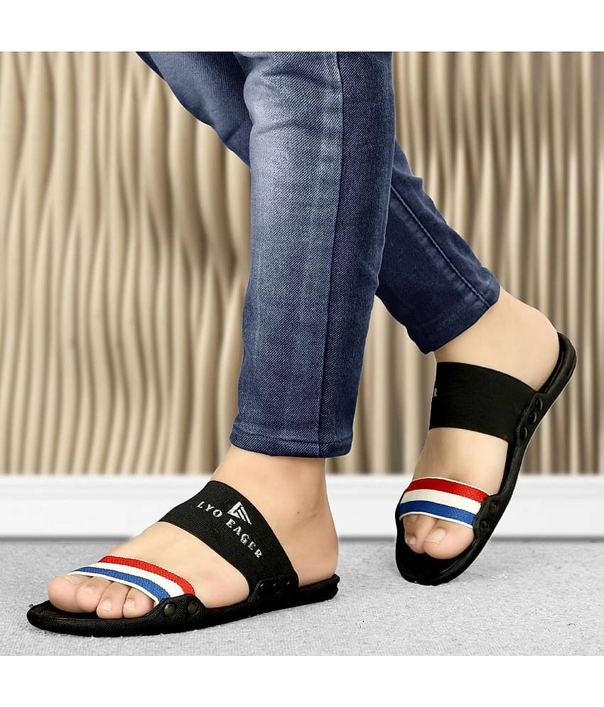 LYO EAGER Blue Men's Slide Flip Flop