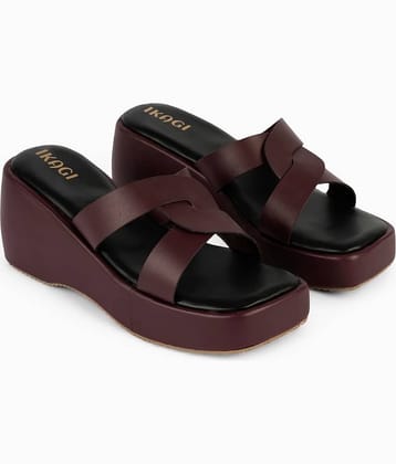 IKAGI White Women's Slip On Heels