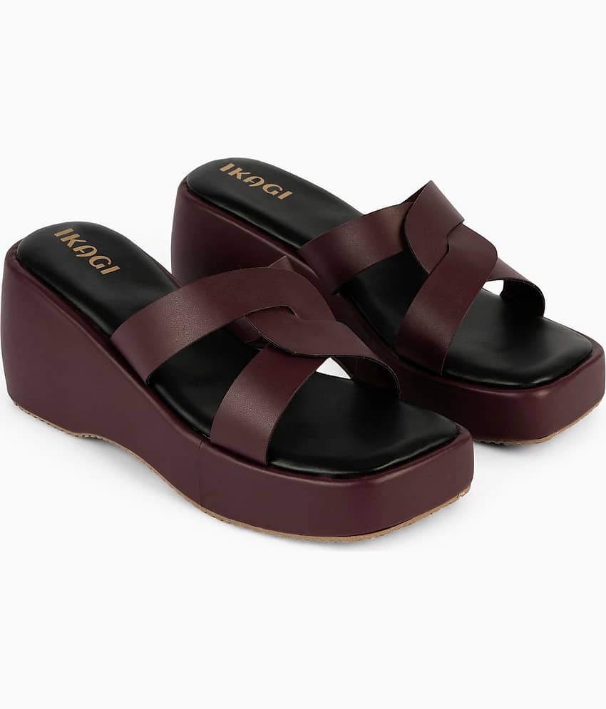 IKAGI White Women's Slip On Heels