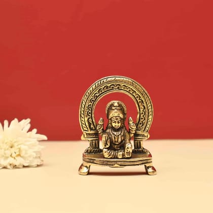 Brass Lakshmi Idol with Arch - 3 inch Height | Graceful Brass Idol of Goddess Lakshmi with Arch for Divine Blessings Brass Lakshmi Idol with Arch - 3 inch Height | Graceful Brass Idol of Goddess Lakshmi with Arch for Divine Blessings