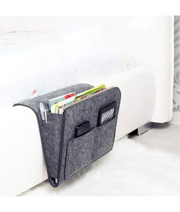 Bedside Caddy| Ipad Holder | Dorm College Room, Bunk Bed, Hospital Bed, Kids Baby Bed | Hanging Storage Organizer | Remote Holder