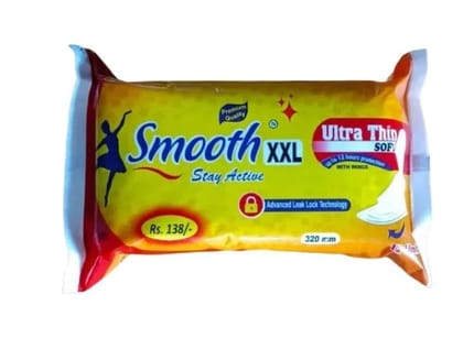 Smooth XL Ultra Thin Pads with Wings 320mm