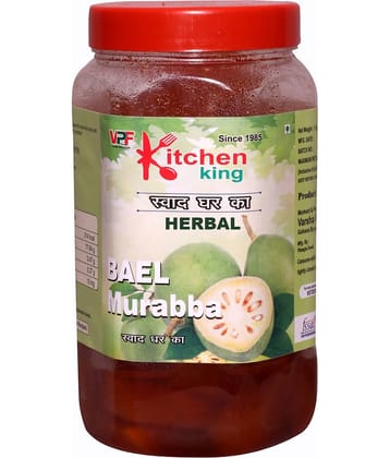 Kitchen King BAEL Murabba with Almond | 100% Fresh BAL with Almond Taste & Pure Natural Healthy Ingredients Pickle 1 kg