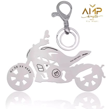Benelli 502 CC Keychain-Silver