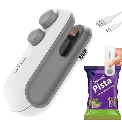 Portable Sealing Machine Compact Food Sealer for Snacks, Bags & More