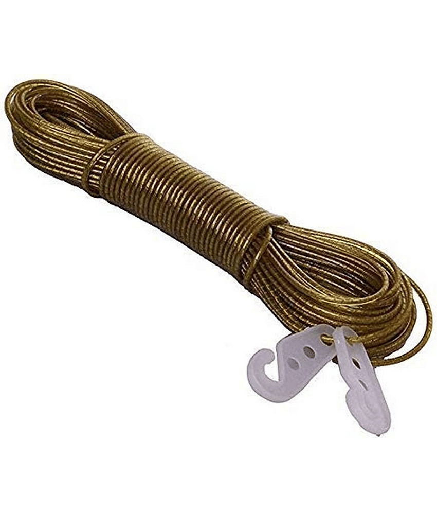 20 Meter PVC Coated Steel Anti-Rust Wire Rope Washing Line Clothesline