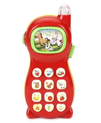Nawani Learning MobileToy Phone with Projector Toy (15 Cms X 5 Cms X 3 Cms),(Colors May Vary)