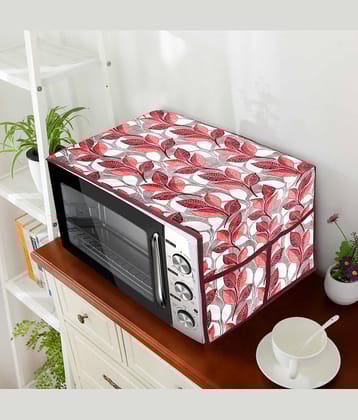 E-Retailer Single Polyester Pink Microwave Oven Cover - 26-28L