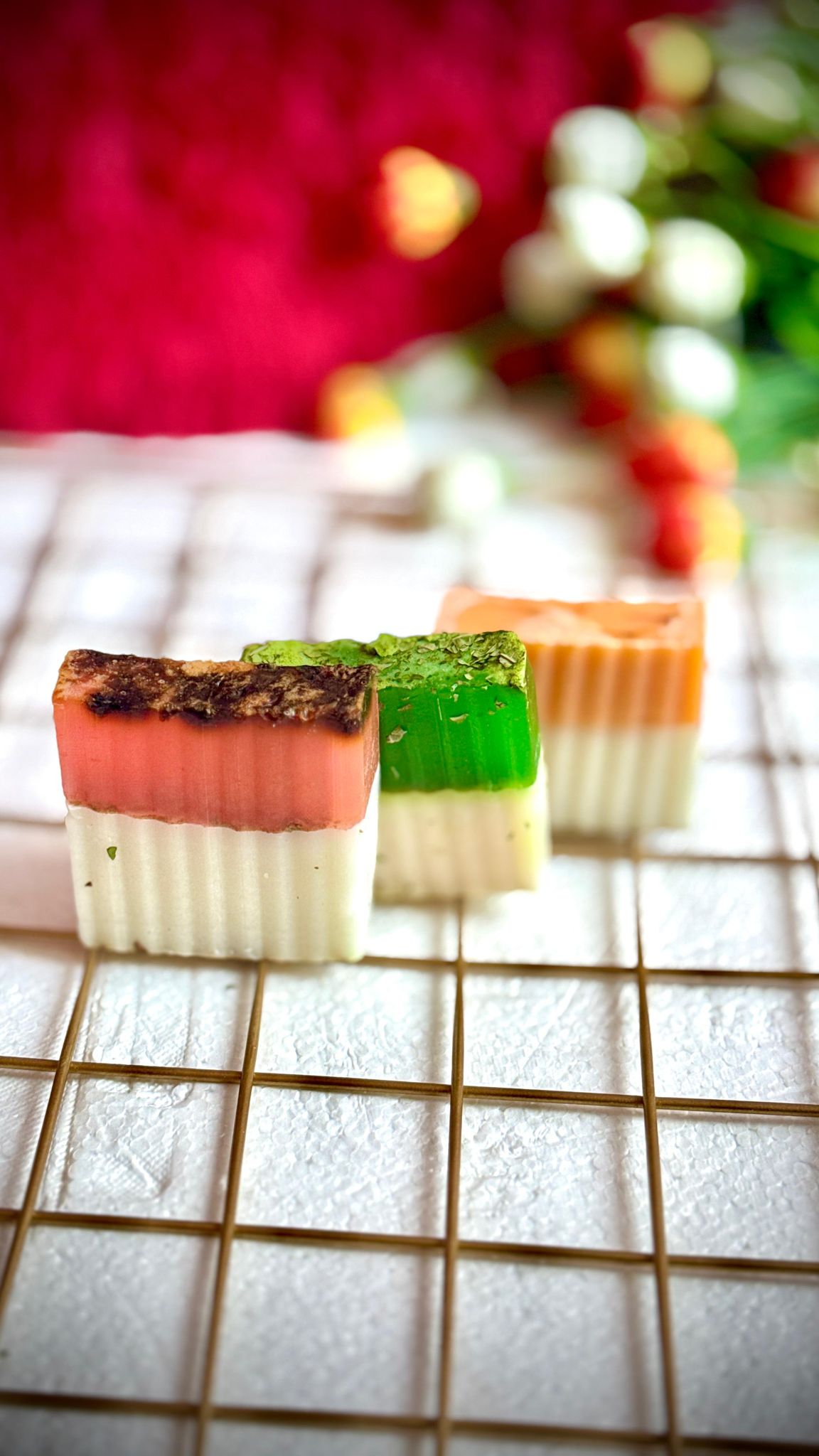 Skin Whitening Handmade Soaps(Kesar Milk, NeemTulsi Milk, Rose Milk ) Pack of 3