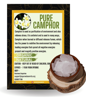 Ayurveda Amrita - Camphor 100 gm ( Pack of 1 )