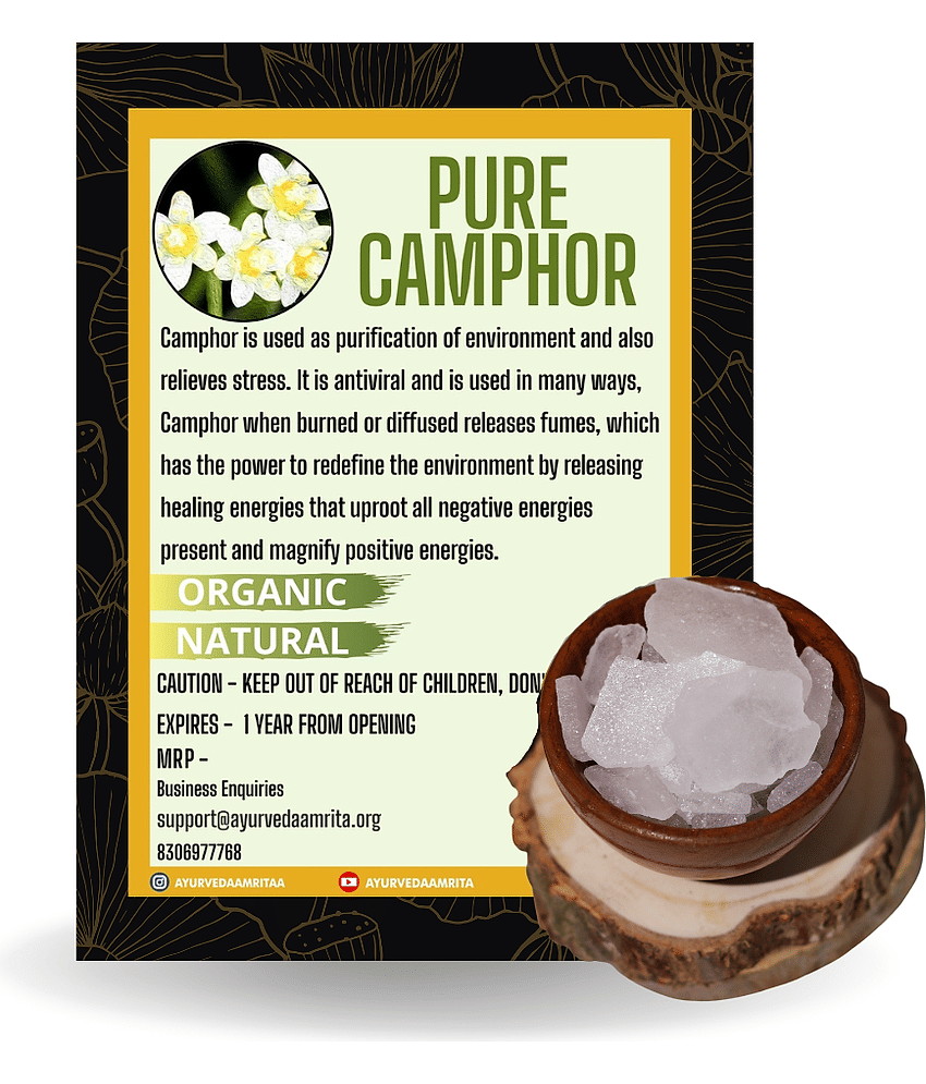 Ayurveda Amrita - Camphor 100 gm ( Pack of 1 )