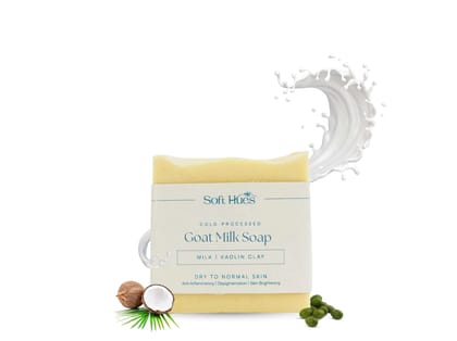 Soft Hues Goat Milk Soap For Skin Brightening (100 g -Pack of 1)