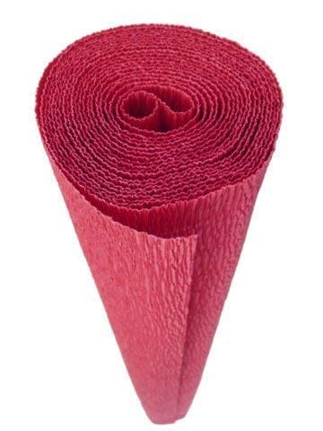 Nawani Flowers Crepe Paper Rolls (Red, 8 Feet Length/20-In Width) 1 Pic