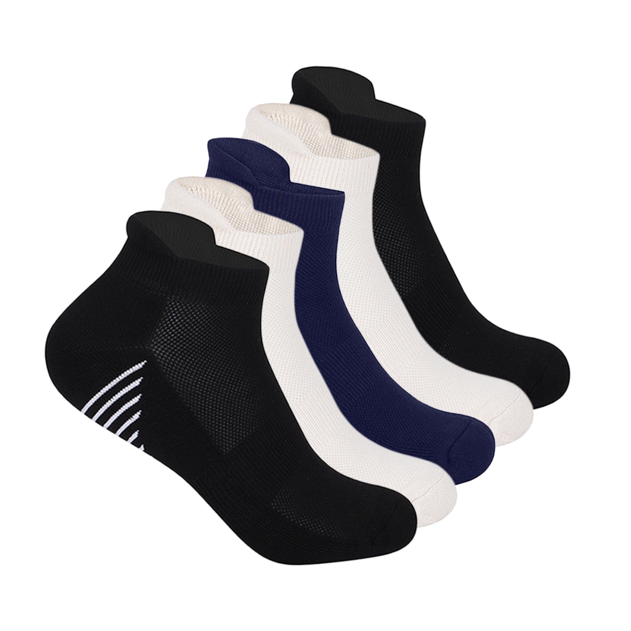 Performance Max Set Of 5 Bamboo Socks For Men