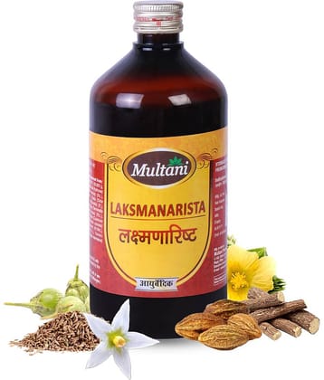 Multani Ayurvedic Laksmanarista Syrup Beneficial In Delayed & Irregular Periods - 450ml (Pack of 1)