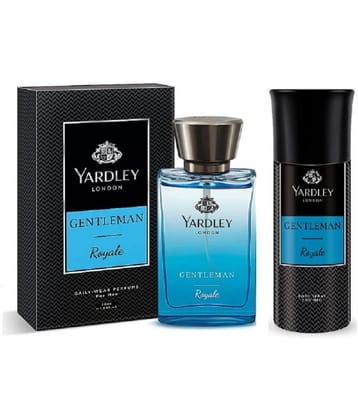 Yardley London - GENTLEMAN ROYALE PERFUME50 ml ,  ROYALE DEODORANT Eau De Parfum (EDP) For Men 200ML ( Pack of 2 )