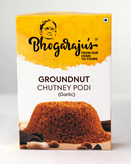 Bhogarajus Groundnut Chutney Powder with Garlic - 100 grams