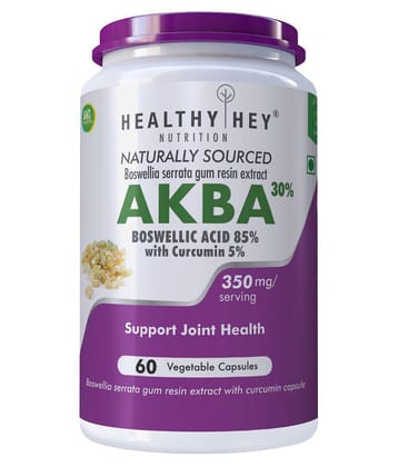 HEALTHYHEY NUTRITION AKBA Boswellic Curcumin Joint Health Supplement Capsule 350 mg