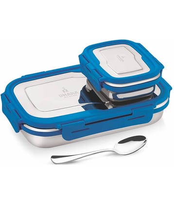 Dhara Stainless Steel Blaze 600ml Stainless Steel Insulated Lunch Box 1 - Container ( Pack of 1 )