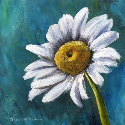 simonart and printing acrylic painting 2x2 ft