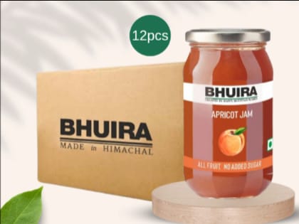 Apricot Jam (No Added Sugar) - 12 units - 240 grams/ Each
