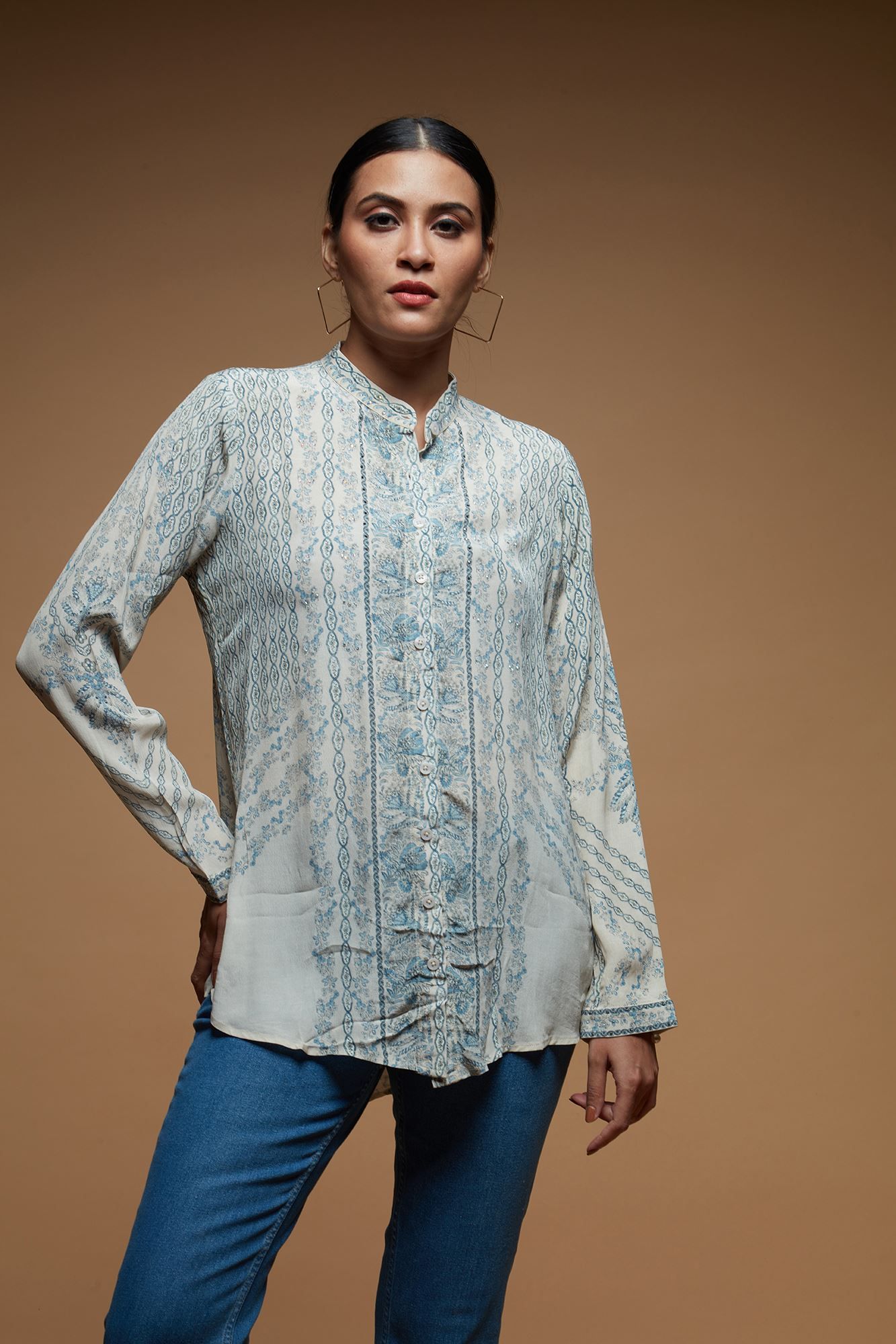Beige Shirt-XS