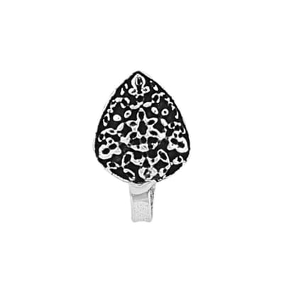 Antique Tribal Oxidised Clip on Nose Pin