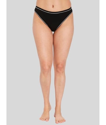 ILRASO Modal Solid Women's Bikini ( Black )