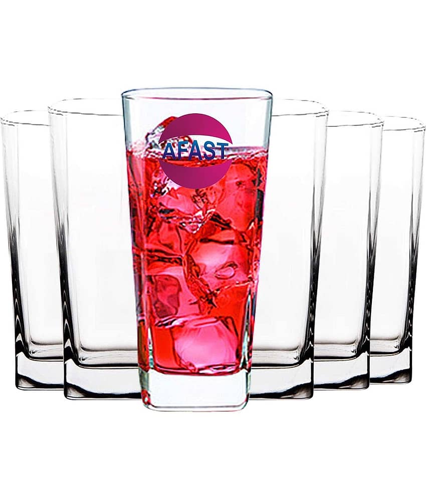 Somil Water/Juice  Glasses Set,  350 ML - (Pack Of 6)