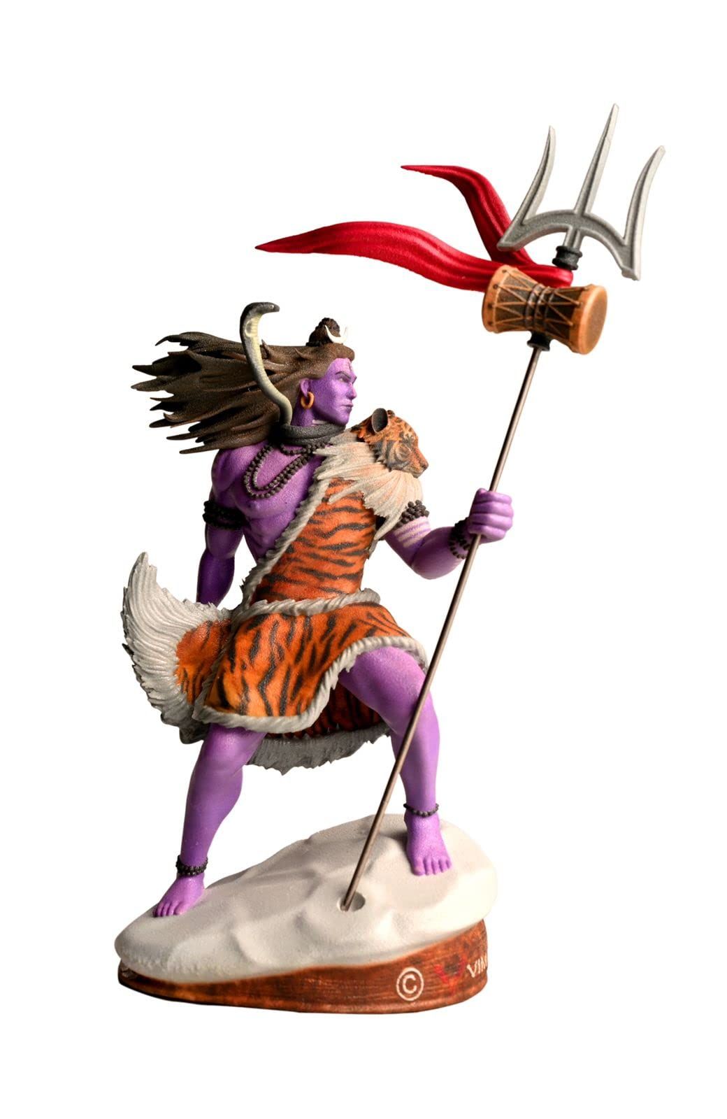 Shiva 3D Printed Statue Collectable Figurine 7 inches