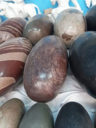 Black Marble Shivling Statue, Temple