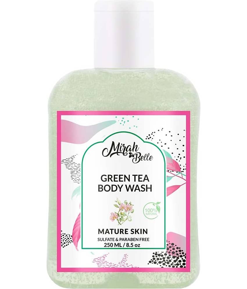 Mirah Belle Green Tea Body Wash Anti - Aging - Kills Virus, Germs and Bacteria Body Wash 250 mL
