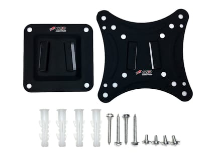 HOJI Fixed Tv Stand for Wall Mount | Ultra Slim for Most 14-26 Inch LED, LCD OLED and Plasma Flat Curved Screen TVs, up to VESA 75 x 75mm,100 x 100mm Capacity 15kg HOJI Fixed Tv Stand for Wall Mount | Ultra Slim for Most 14-26 Inch LED, LCD OLED and Plas